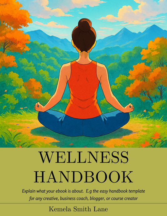 Wellness Handbook Canva Editable eBook/Lead Magnet Template (Digital Product Only)
