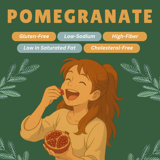 Pomegranate Nutrition Instagram Post Template – Canva Editable (Digital Product Only)